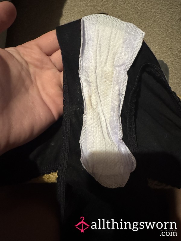 3 Day Filthy Panties In Black