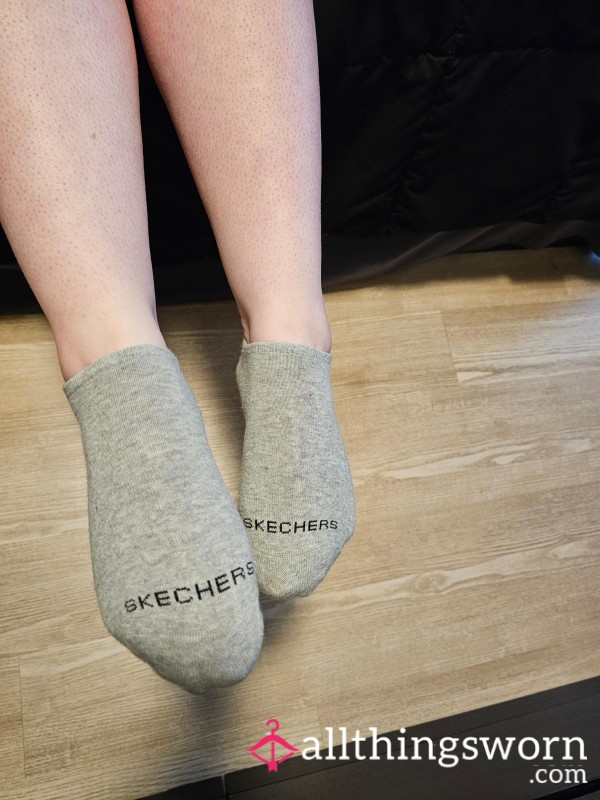 3-Day Gray Ankle Socks
