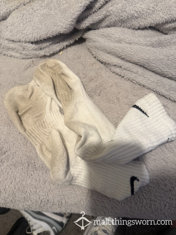 3 Day Old White Nikes