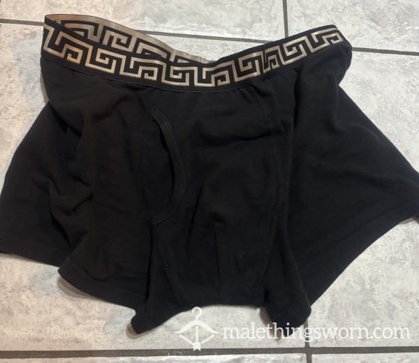 3 Day Wear Black Boxers