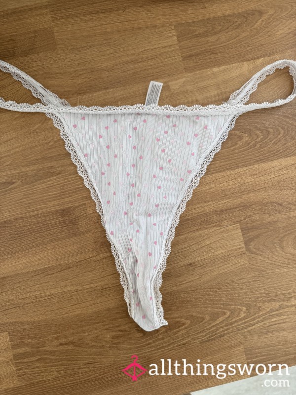 3 Day Wear Cotton Thong. Strong Smell