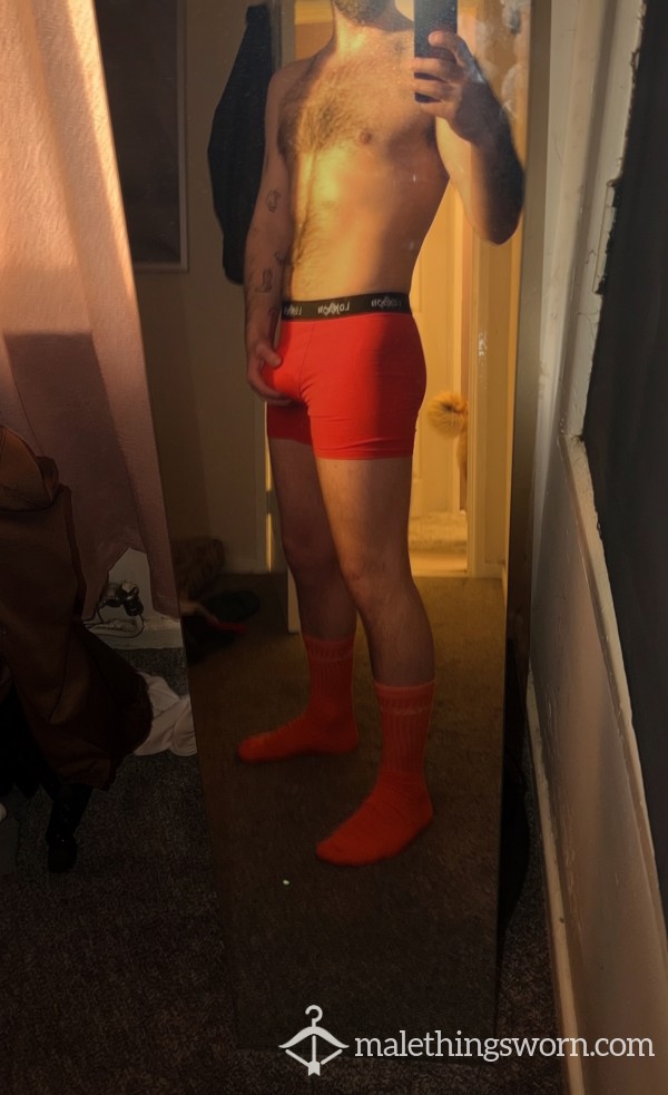 3 Day Wear Orange Bundle - Gym, Hiking, Sleeping