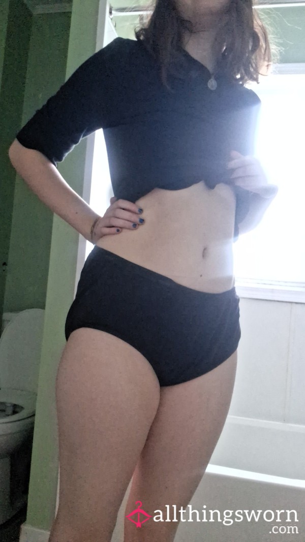 3-Day Worn Black Panties 🖤 Buyer Backed Out… Now They’re Yours