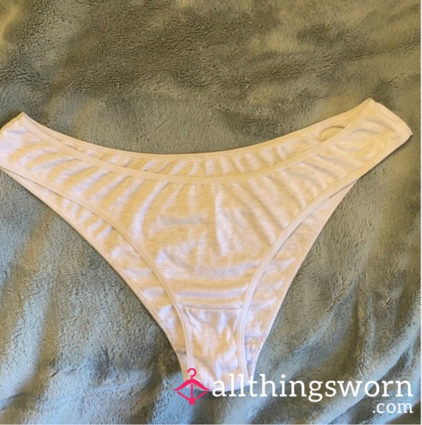 3-Day Worn Grey Thong