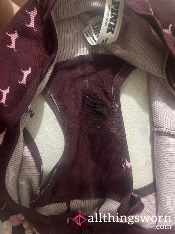 3 Day Worn Panties, With 3 Different Times Of Me C*mmin In Them