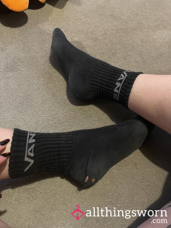 3 Day Worn Vans Gym Socks