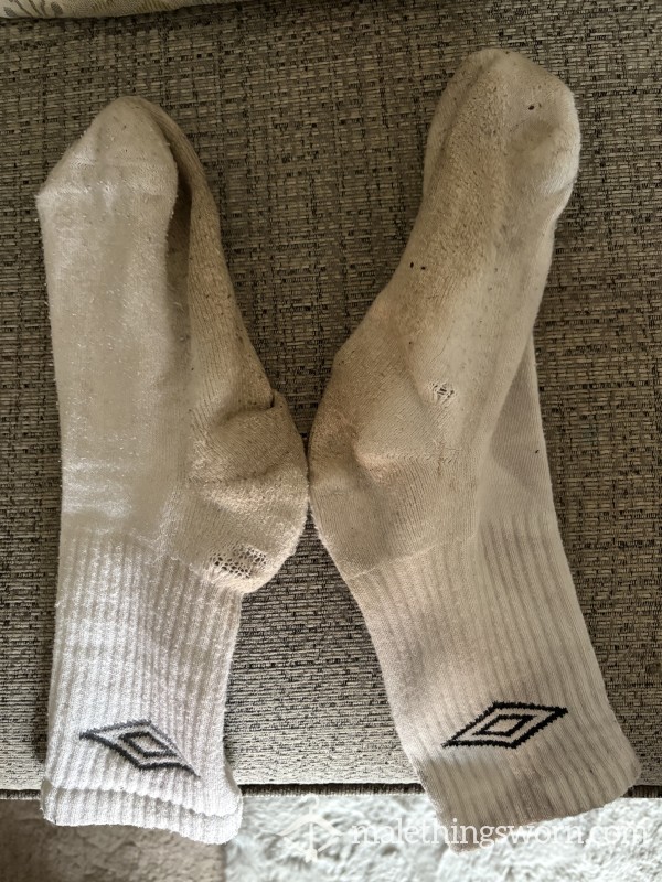3 Day Worn White Socks
