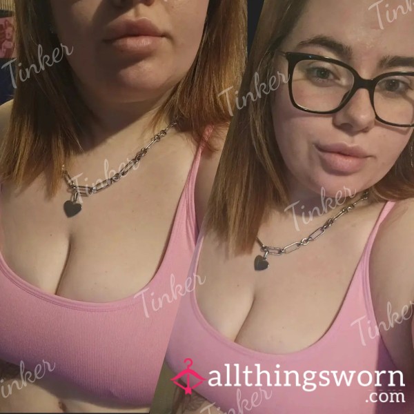 3 Days Wear, Well Worn Pink Bralet/sports Bra 🩷