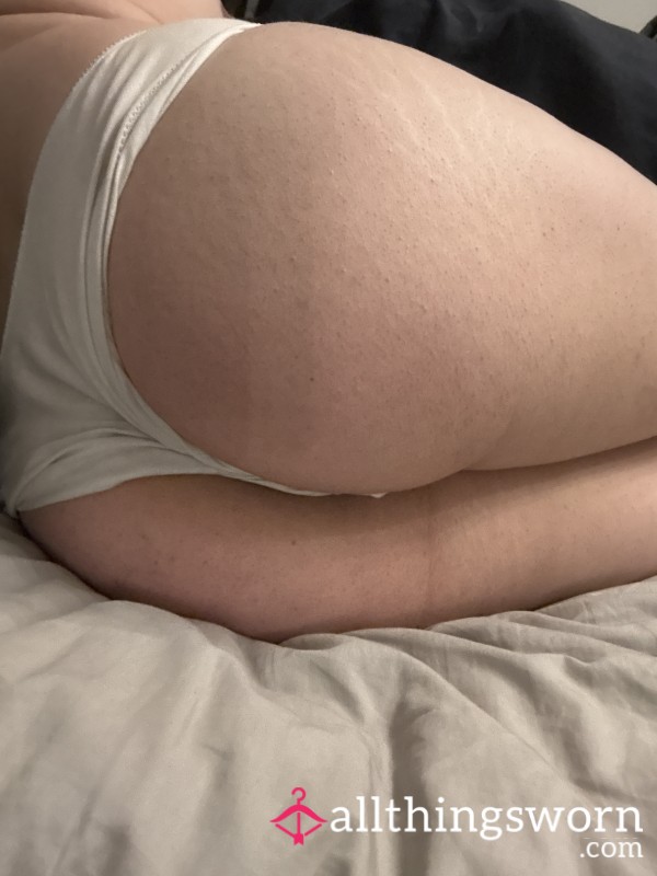 3 Days Wear, White Thong