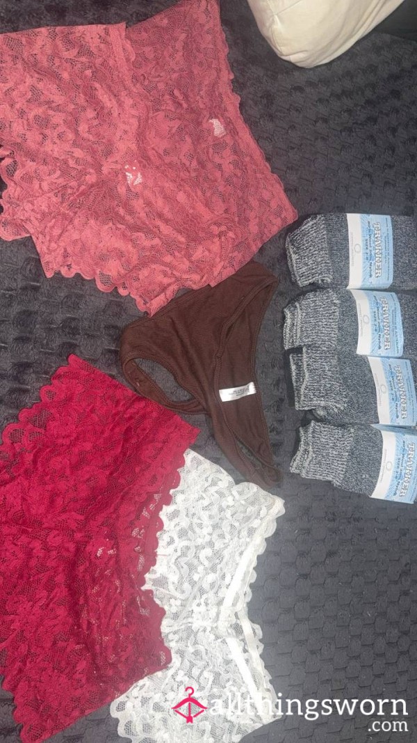 3 Days Work Panties - Worksite And Furnace - Guaranteed Super Scent