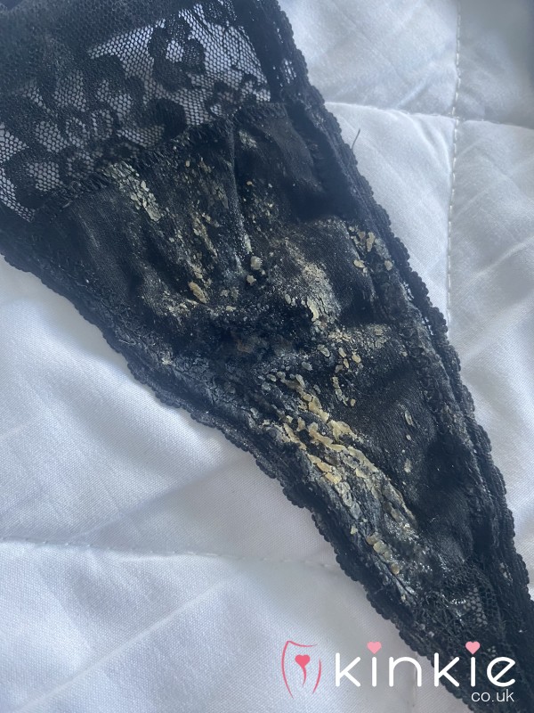 3 Days Worn Lace Thongs
