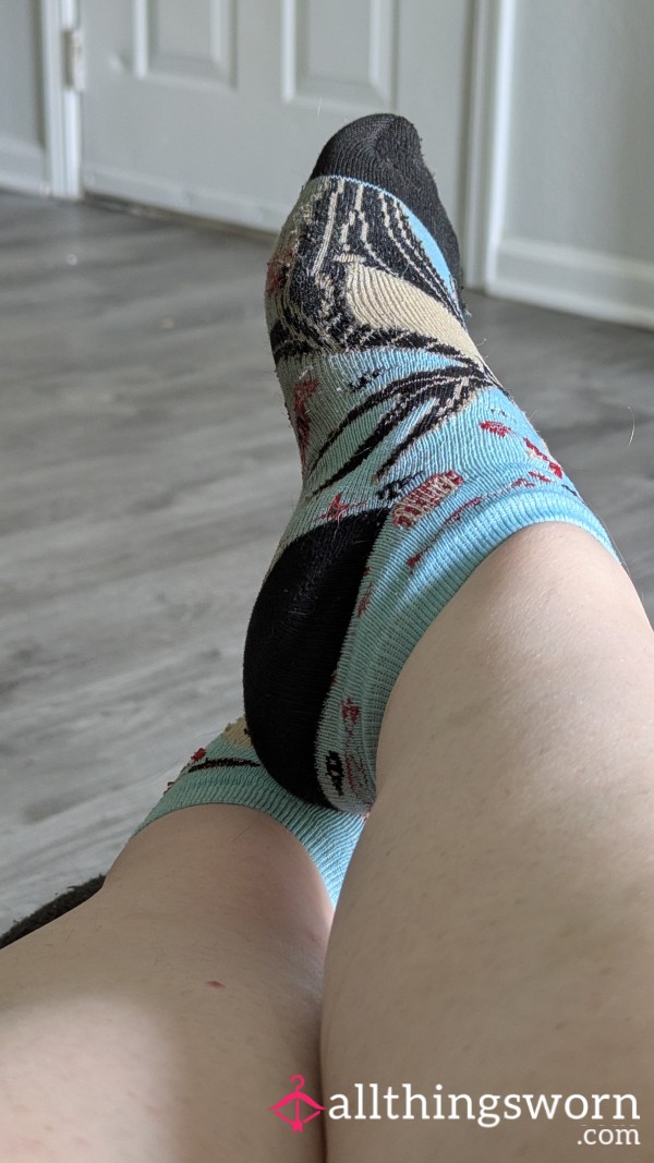 3 Days Worn Nightmare Before Christmas Socks