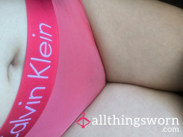 3 Days Worn Red Panty Calvin Klein