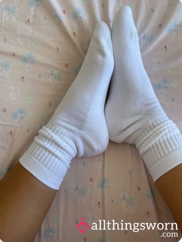 3 Days Worn White Socks