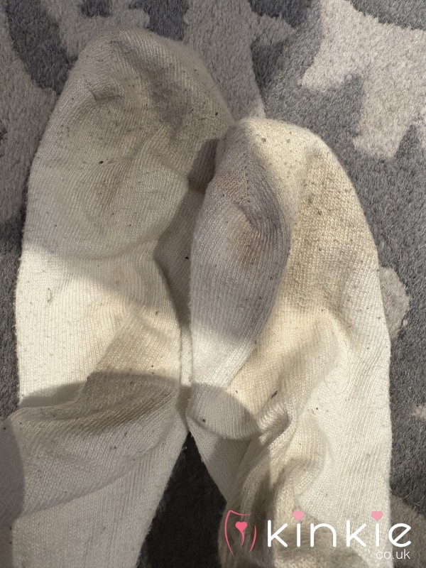 3 Days Worn White Socks