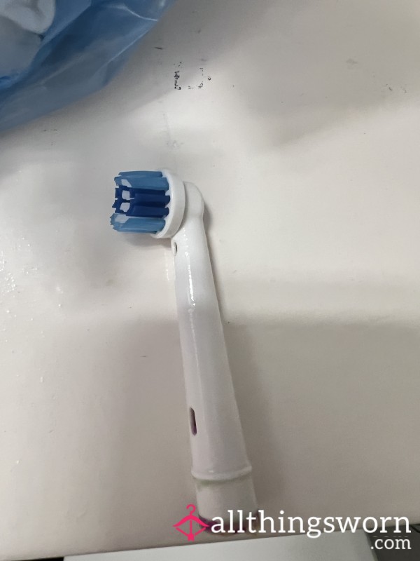 3 Month Old Used Toothbrush Head