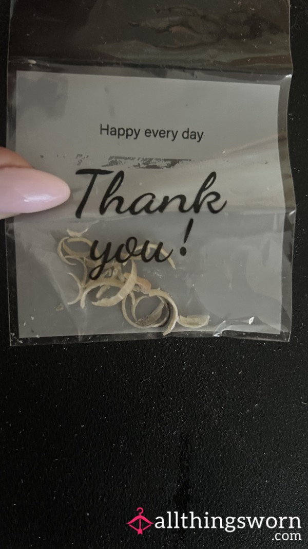 3 Months Of Toe Nail Clippings