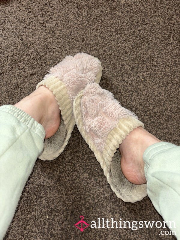4 Month Old Slippers Super Worn!🥰
