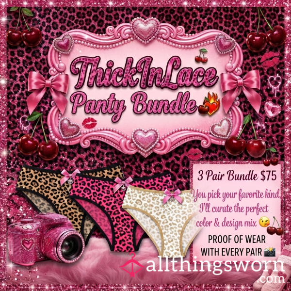 3 Pair Panty Bundle ❤️‍🔥