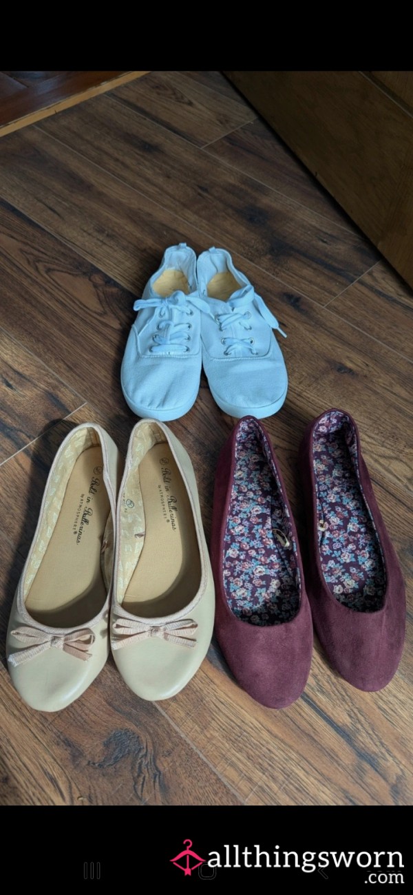 3 Pairs Flats 30.00