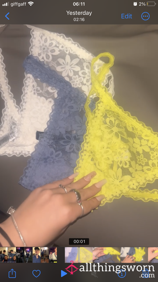 3 Pairs Of Panties