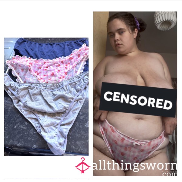 3 Pairs Of Panties And Video Of Me C*mming In Them