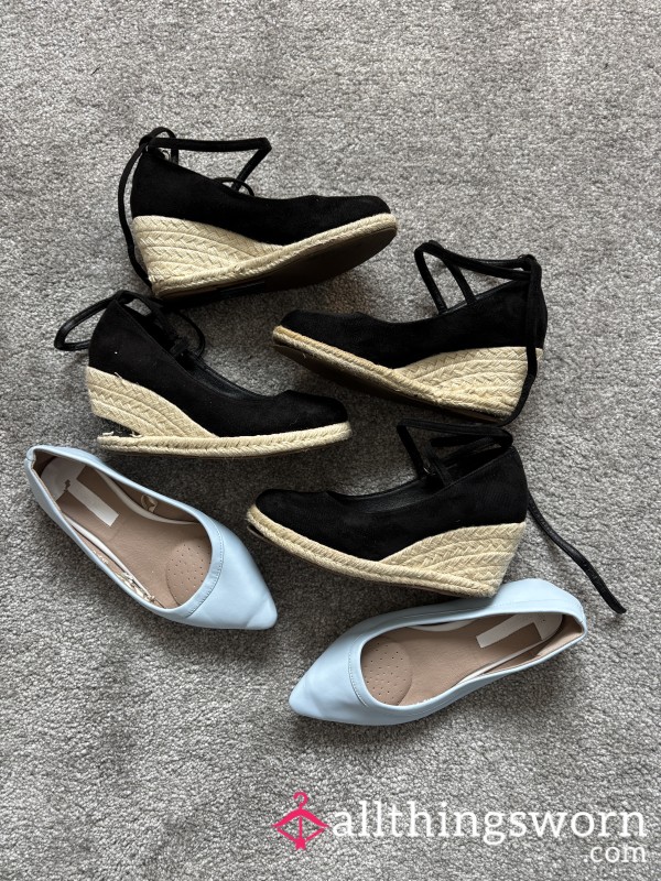 3 Pairs Of Well Worn Work Shoes! 🦶🏻
