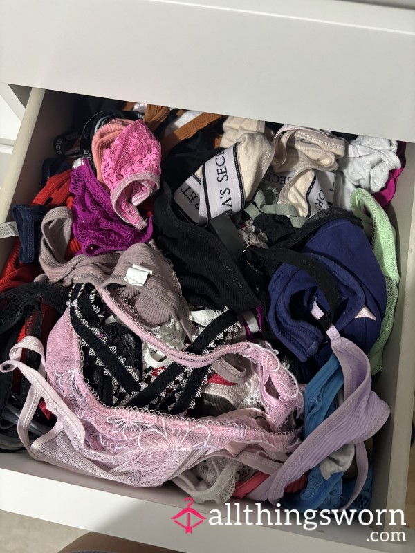 3 Pairs Of Worn Panties