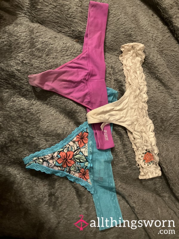 3 Pairs Well Loved Thongs