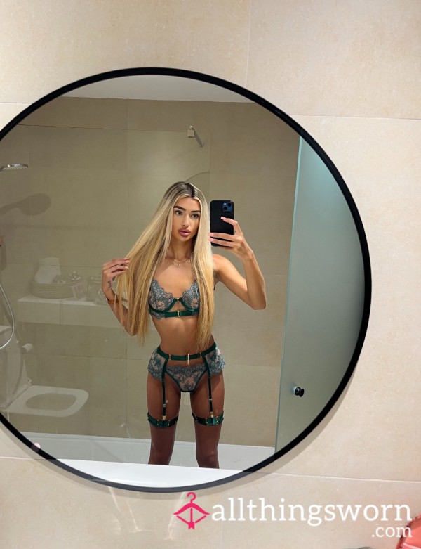 3 Piece Lingere Set Worn