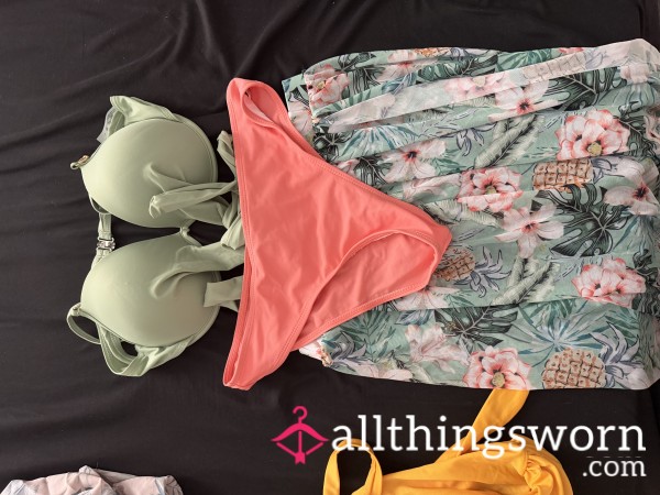 3 Piece Swimsuit Green