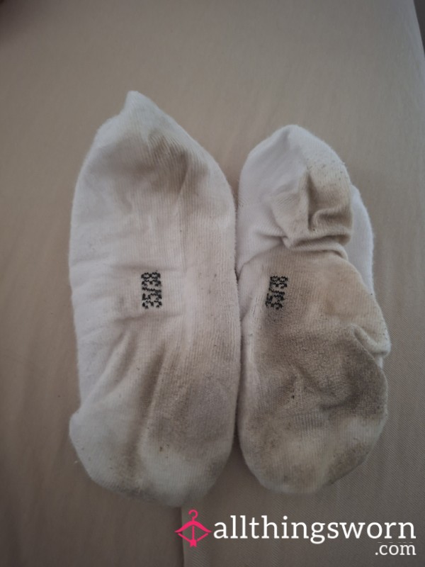 3 Workdays Socks White🥵|SWEAT|STINKY