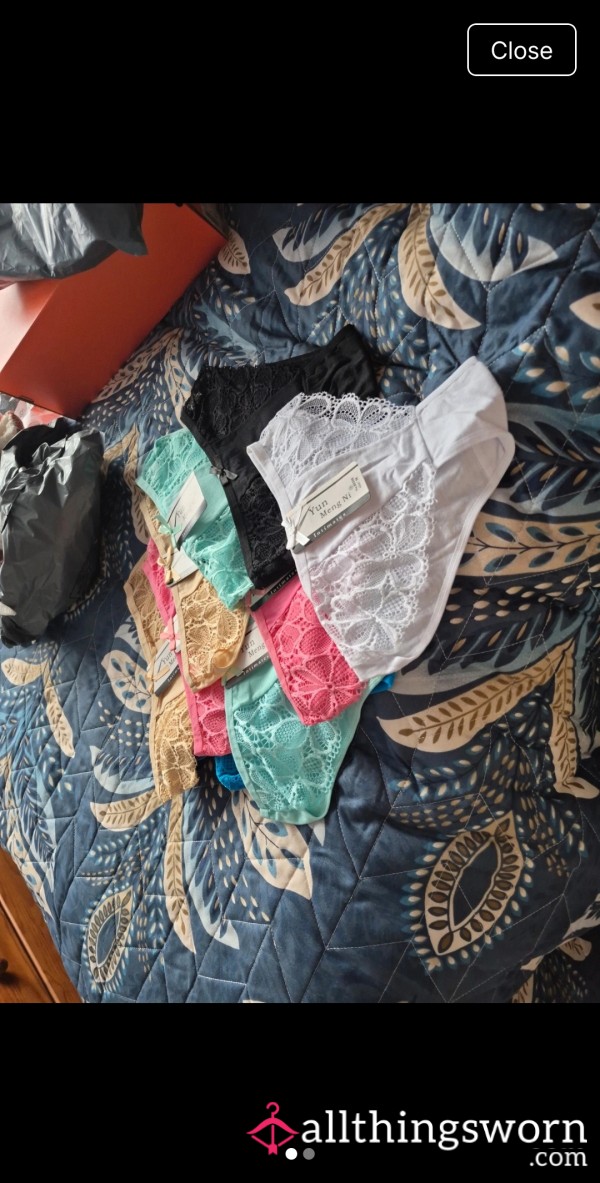 3 Worn Panties Of Your Choice