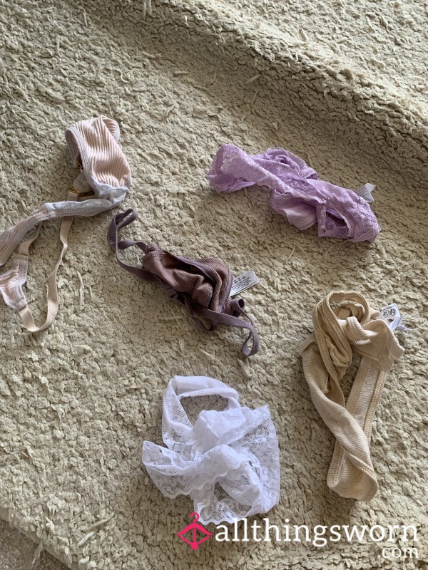 3 X Thongs FULL Of SQUIRT😝