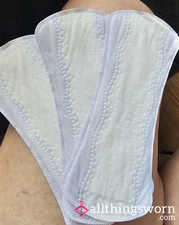 3 X Used Panty Liners