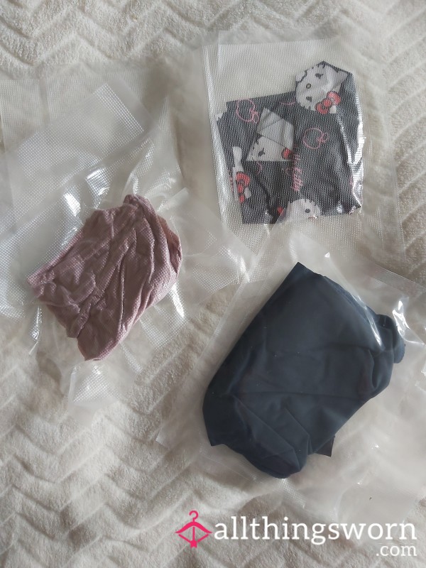 3 X Vac Sealed Panties