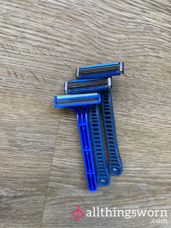 3 X Well Used Razors