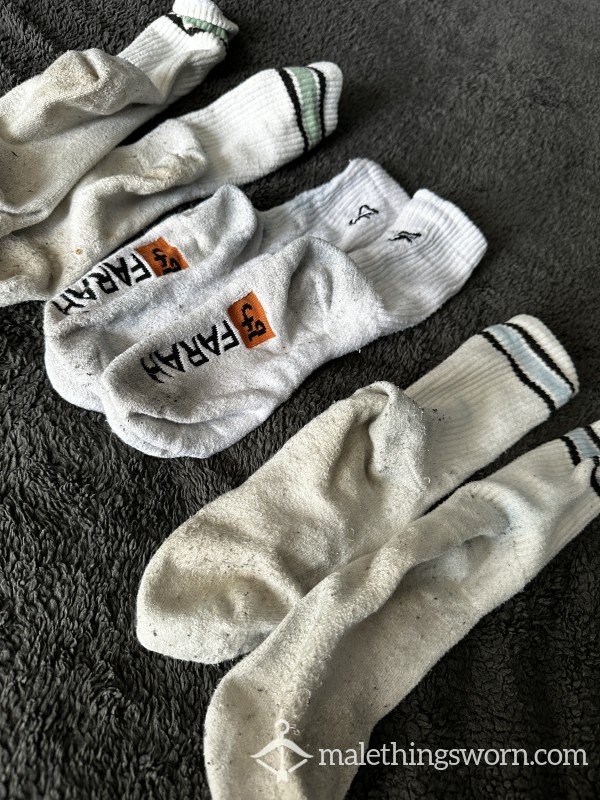 3 X Worn Gym Socks (10 Day Wear)