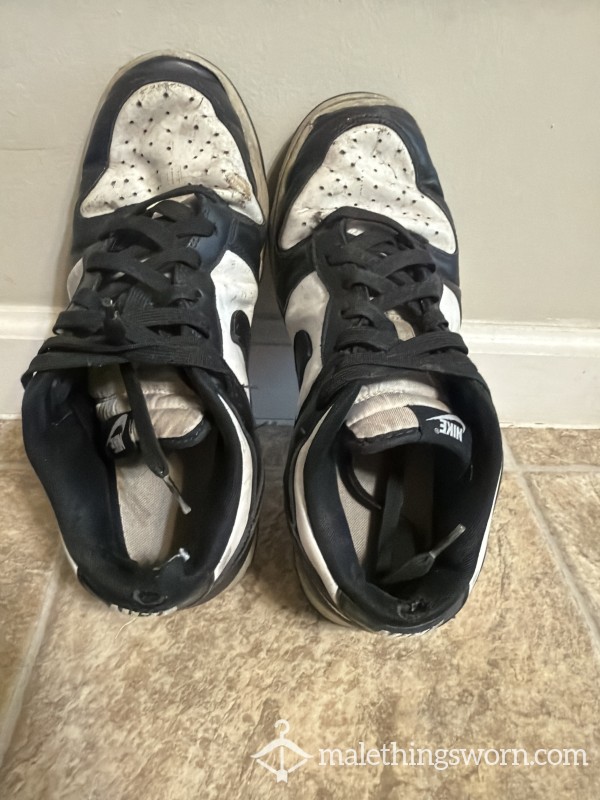 Extremely Smelly And Heavily Worn Nike Dunks