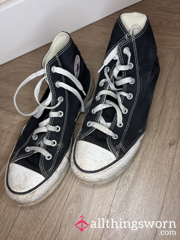 3 Years Of Sweat And Streets - My Favourite High-top Converse🖤🩶uk 5.5
