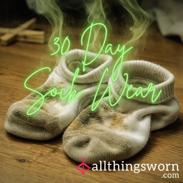 30 DAY SOCK WEAR! I’m Almost Scared To Offer This 💀 Very Extended Wear. Good Luck To Both Of Us If You Order This Tbh