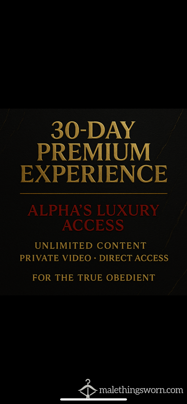 30 Days Of Full Access All Of Me, Anytime 😈Premium