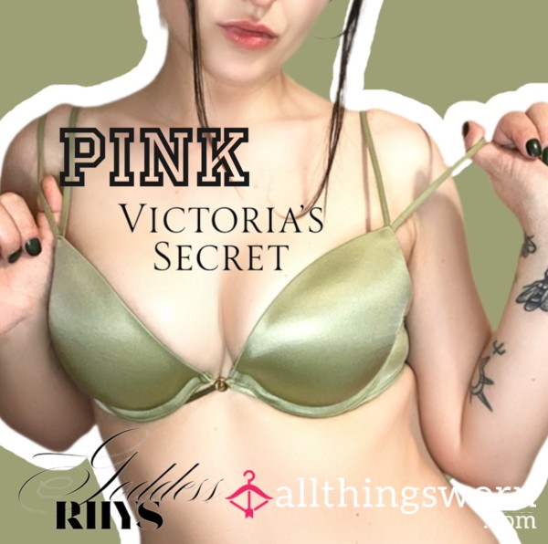 34B VS PINK Push-up Plunge Bra