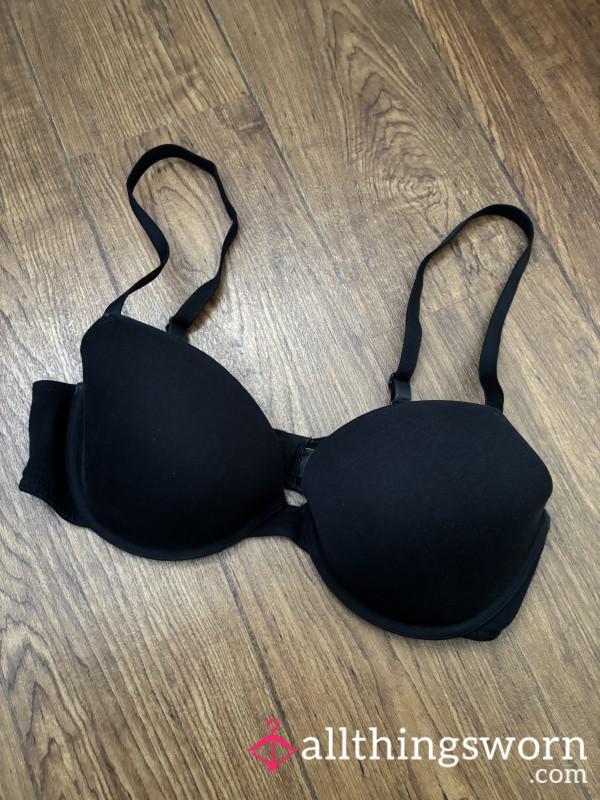 34D Very Worn Smooth Black Everyday T-shirt Bra