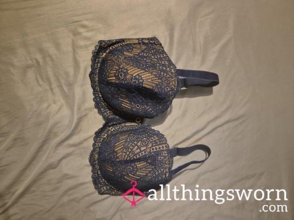 34g Blue And Orange Bra