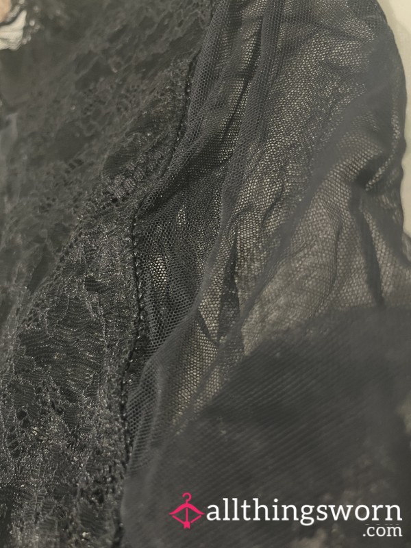 36 Second Twerk Video In Black Bodysuit Lingerie