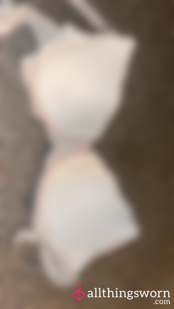 36E Overfilled Sweat-Soaked Bra - Days Of Raw Musk And Temptation