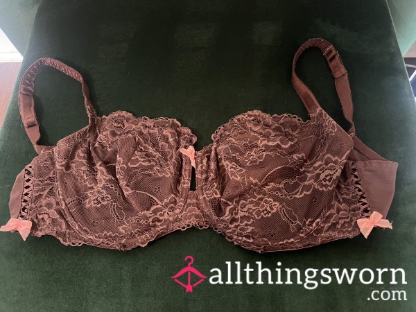 38G Cup Lacey Brown Bra