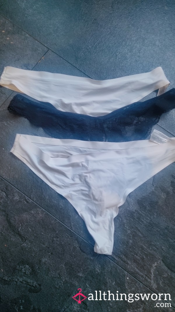 3,Brought 4 Months Ago Been Worn Whilst Wearing Jeans Out  For The Whole Day Shopping, Eating & Drinks More Than 12hrs Wear. They Have The Scent Of P** As Some Of The Toilets Don't Have Tissu