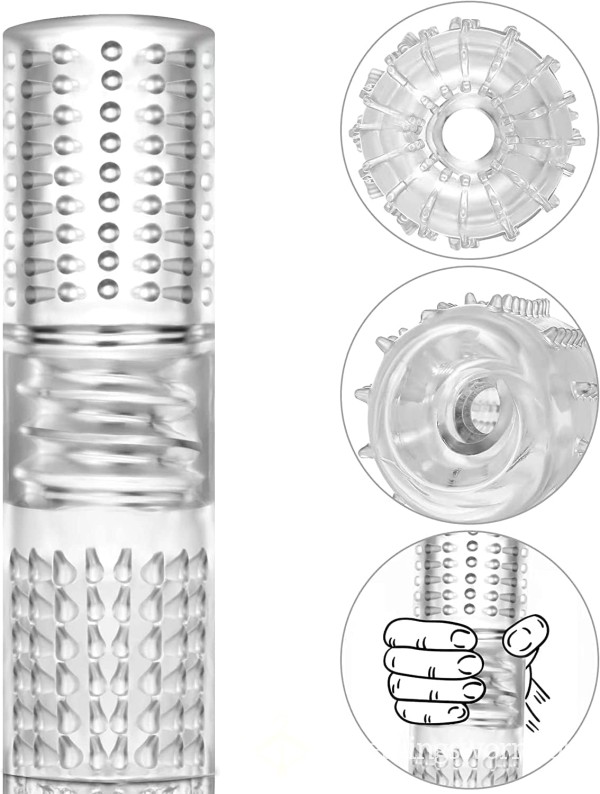 3D Dual Texture Masturbation Cup